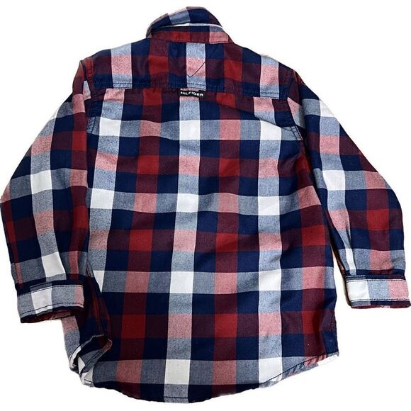 Lucky brand toddler boys button front plaid shirt, size 3t - Picture 2 of 5